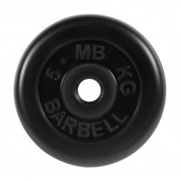 Диск обрезиненный d31мм MB Barbell MB-PltB31 5 кг черный