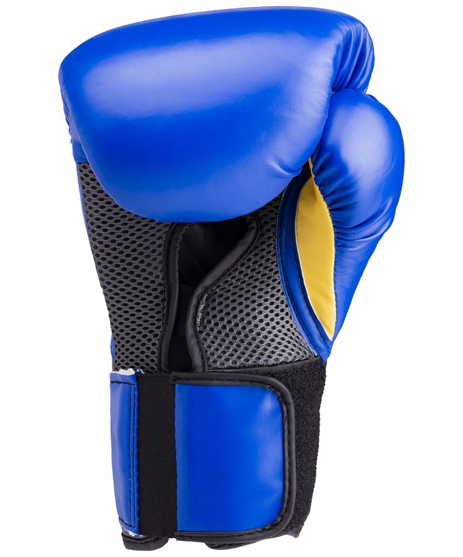 Перчатки боксерские Everlast Elite ProStyle P00001242, 12oz, к/з, синий 665_800