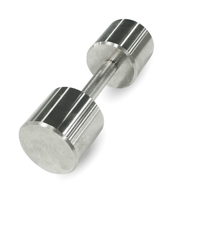 Гантель хромированная 10 кг MB Barbell MB-FitM-10 725_800