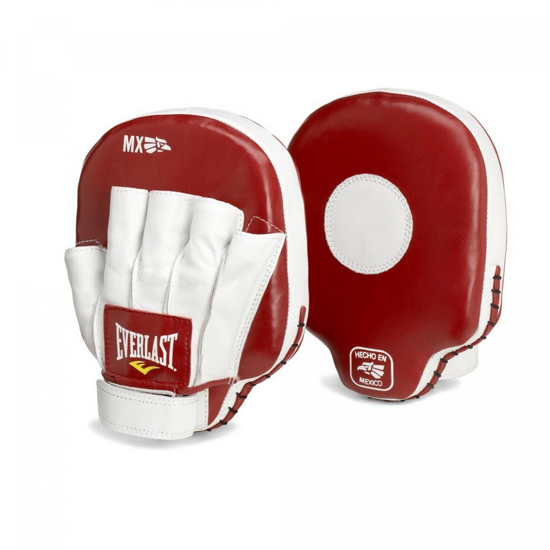 Лапы Everlast MX Mitts 421100 красный 800_800