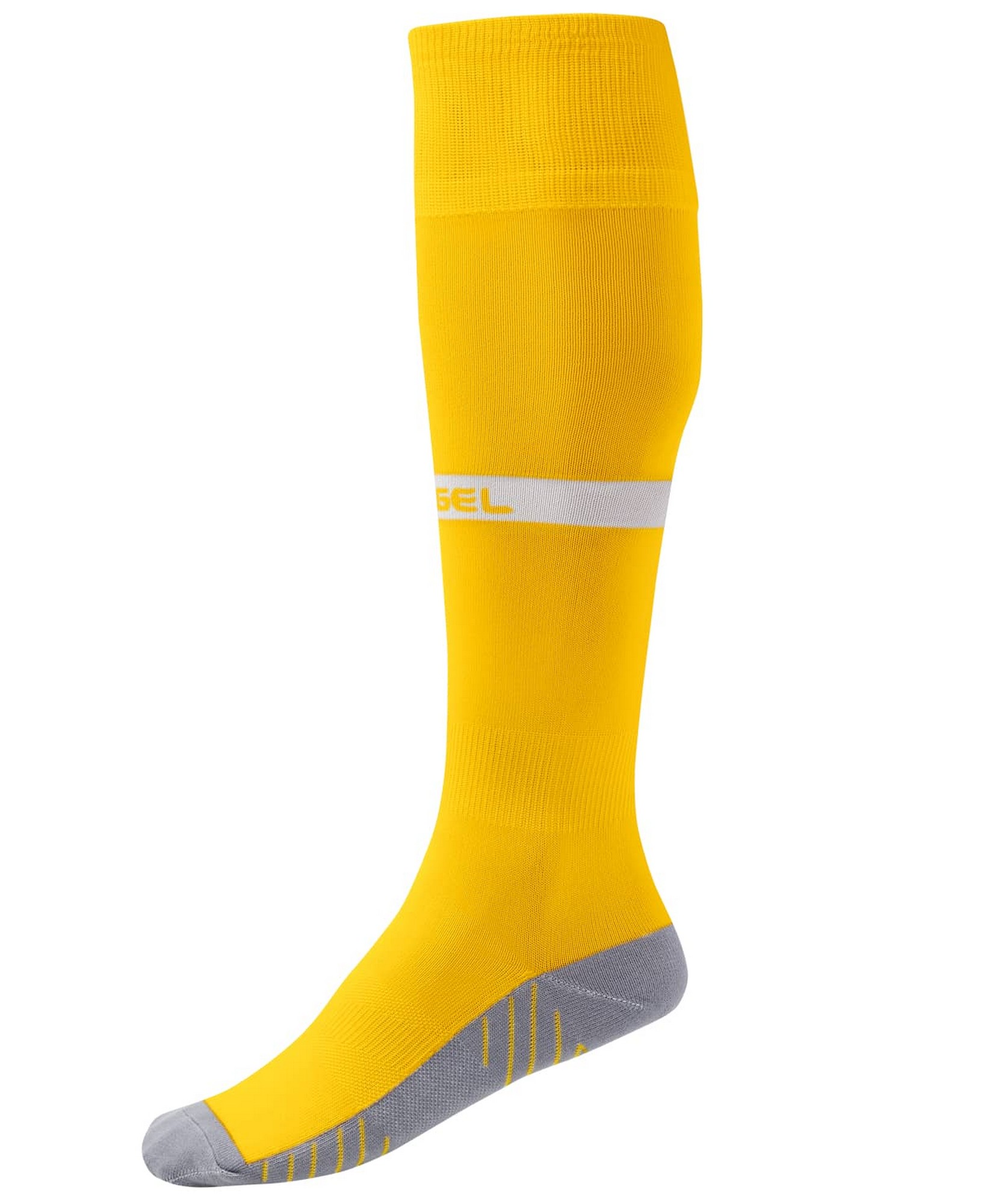 Гетры футбольные Jogel Camp Advanced Socks желтый\белый 1663_2000