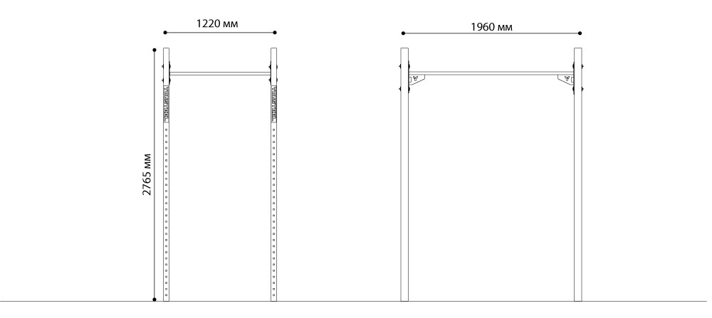 Функциональная рама YouSteel ФР-1100-1800-1 1000_447