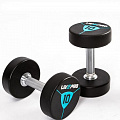 Гантели в уретане 46 кг Live Pro Premium Urethane Dumbbells LP8000-46 120_120