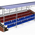 Сборно-разборная трибуна на 100 мест с подтрибунным пространством ФСИ 7795 120_120
